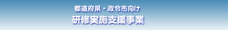 研修実施支援事業のタイトル