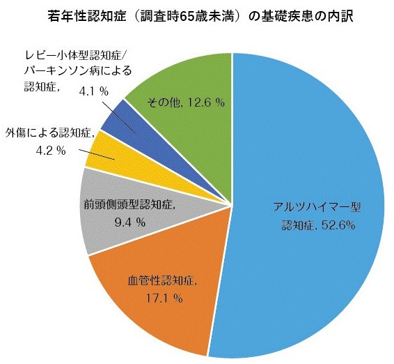 若年性認知症原因疾患内訳